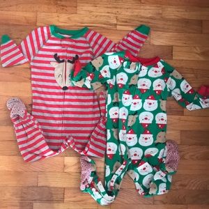 Footed Christmas Jammies